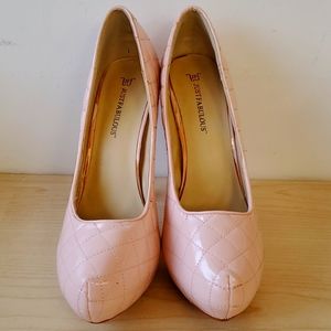 Just fabulous size 11 nude heels